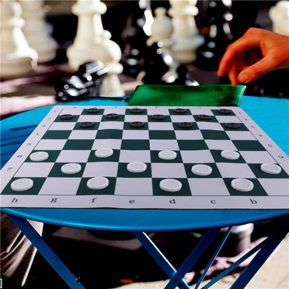 Portable Chess & Checkers Set, 2 in 1 Travel Board Games for Kids and Adults - Picture 5 of 7